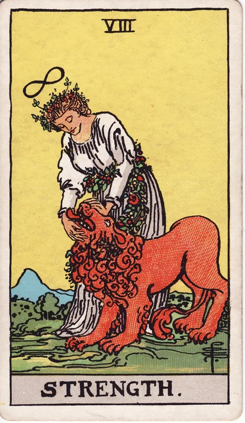 Strength — Rider–Waite–Smith