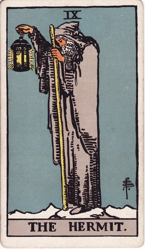 The Hermit — Rider–Waite–Smith